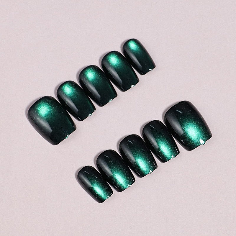 Stylish Iridescent Press-On Nail Set Stornfield