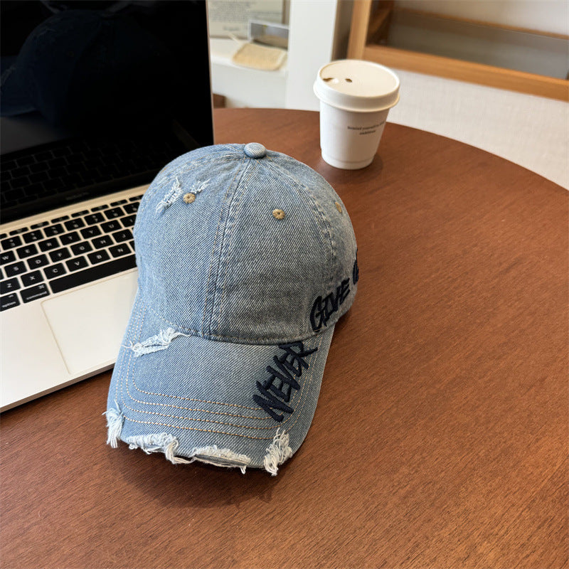 Unisex Distressed Graphic Baseball Cap Stornfield