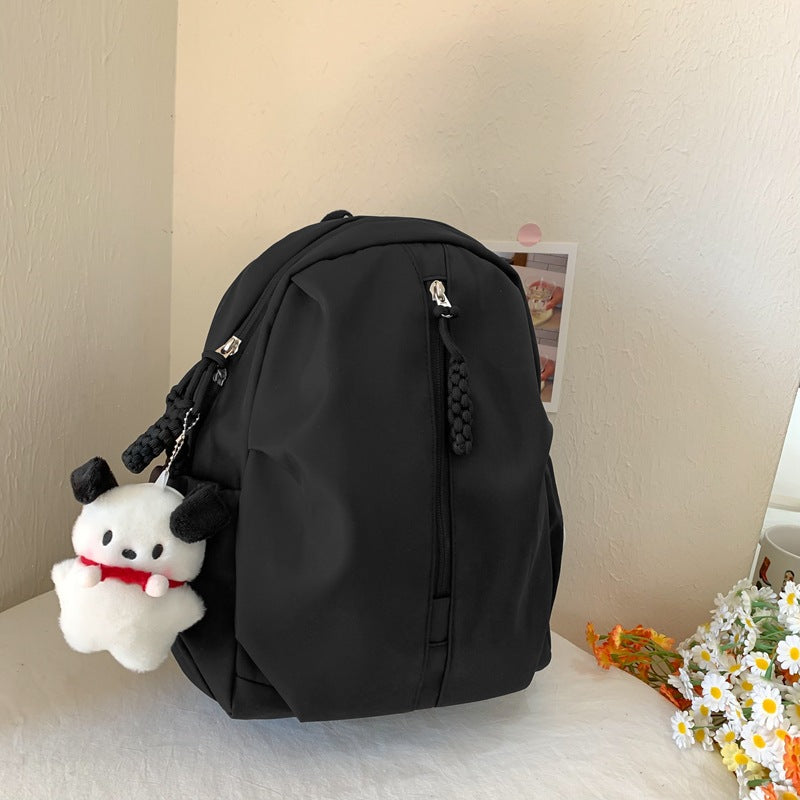 Backpack with Cute Plush Keychain and Practical Storage Stornfield