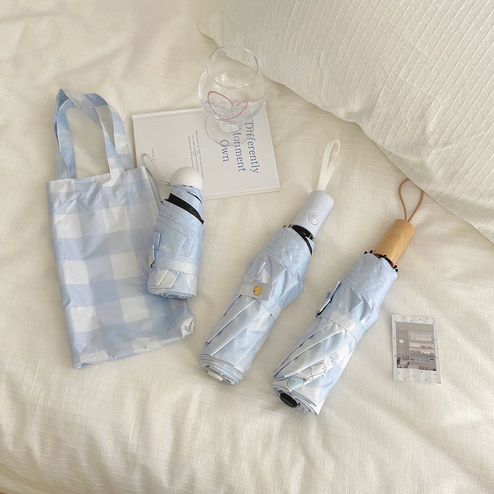 Ladies Automatic Folding Umbrella with Playful Dog Design Stornfield