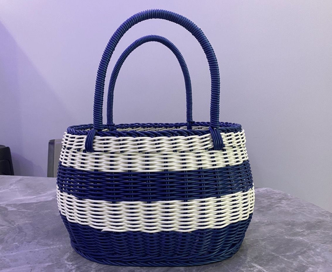 Women Handwoven Basket with Sturdy Handles Stornfield