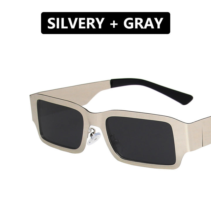 Women's geometric sunglasses with protective UV filter and sturdy metal frame Stornfield