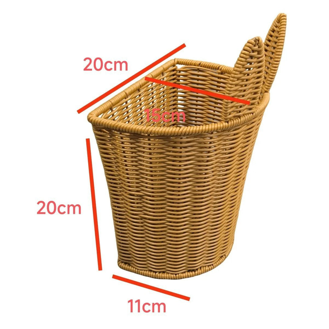 Handcrafted Woven Storage Basket with Dual Handles Stornfield