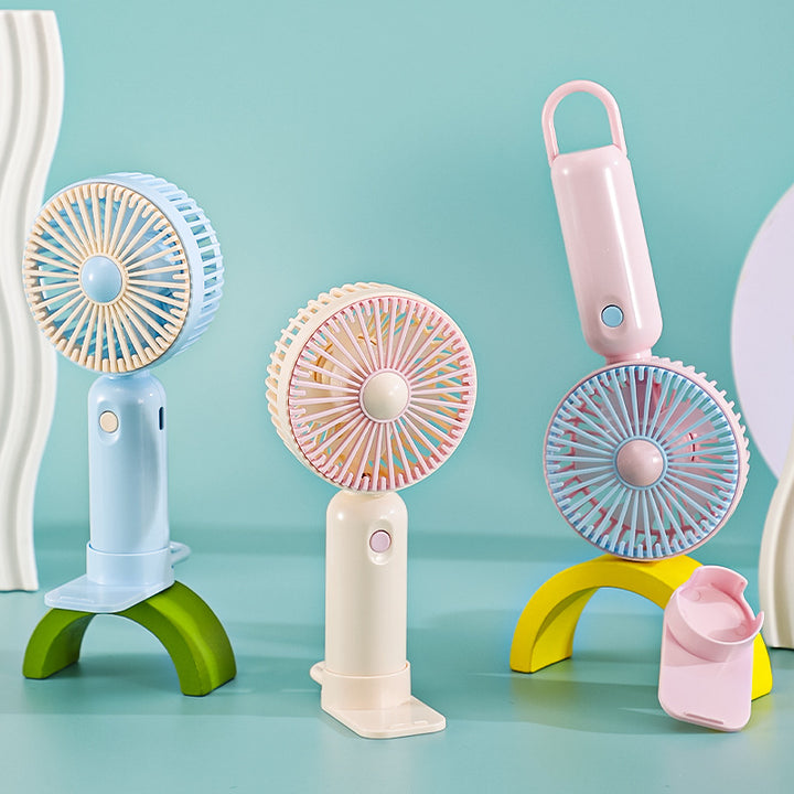 Unisex Portable Hand Fan with Flexible Stand Stornfield