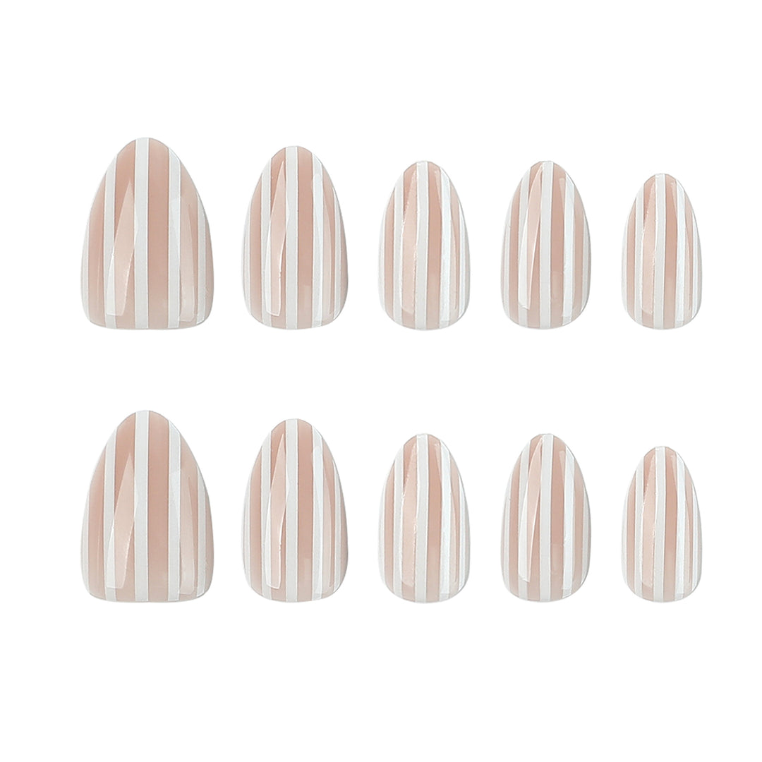 Stylish nail art with elegant stripe patterns Stornfield