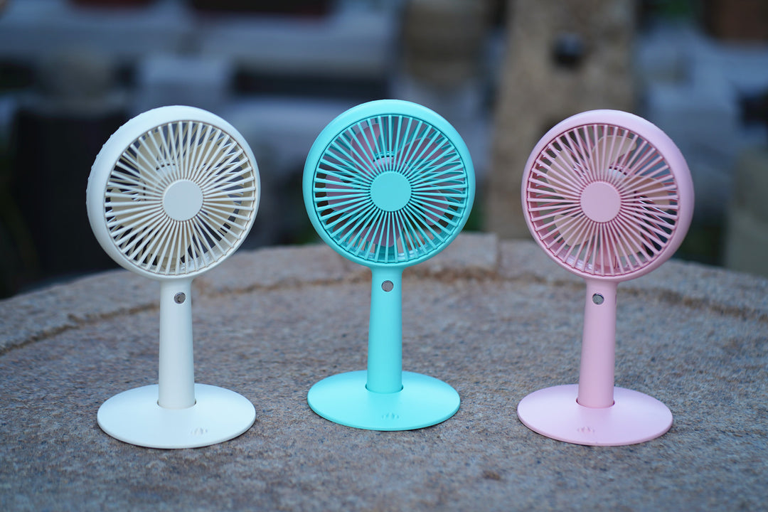 Unisex Portable Table Fan with Flexible Design and Powerful Battery Stornfield