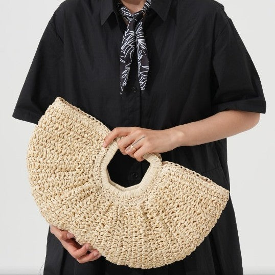 Designer Bast handbag with unique cut Stornfield