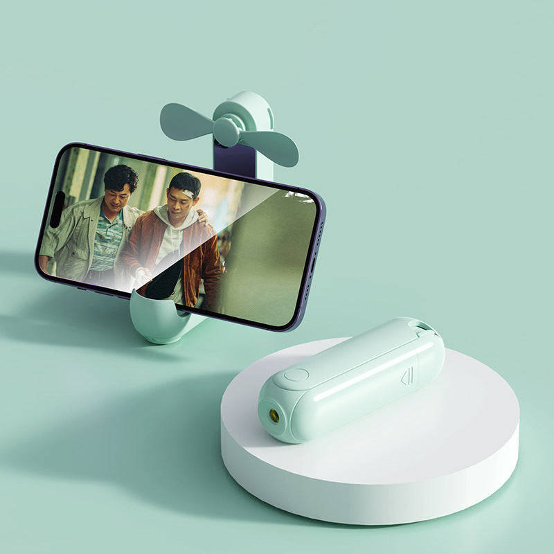 Women's portable smartphone fan with integrated power bank function Stornfield