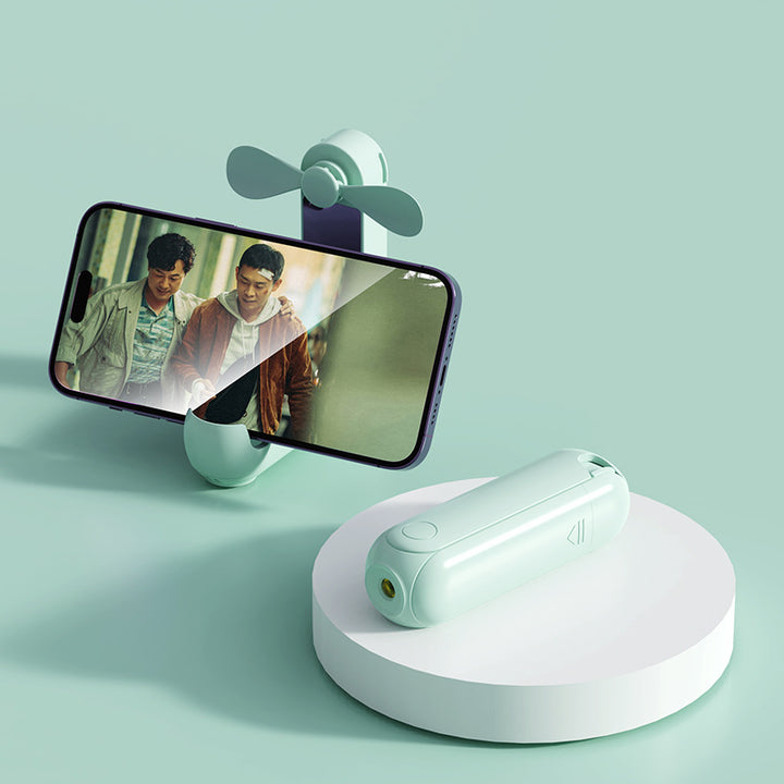 Women's portable smartphone fan with integrated power bank function Stornfield