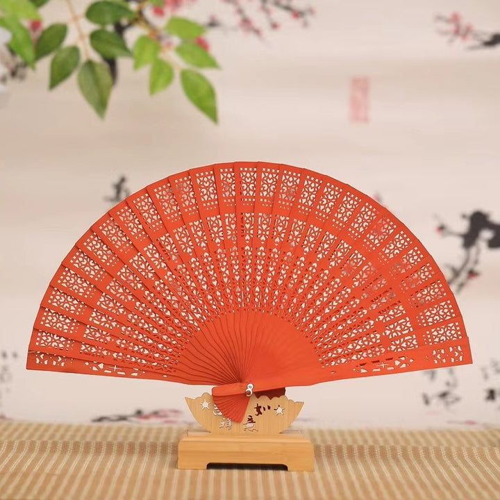 Ladies filigree fan made of high-quality material Stornfield
