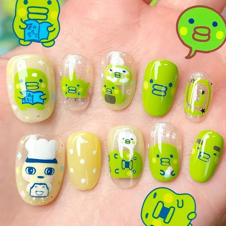 Artistic Press-On Nail Wraps Stornfield