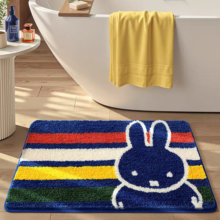 Cartoon-Themed Absorbent Bath Mat