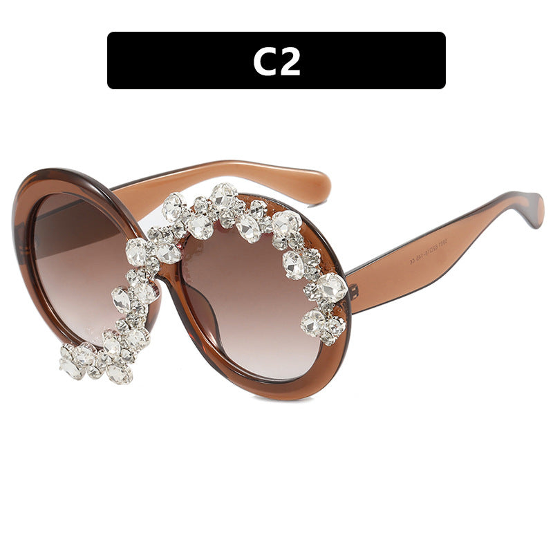 Ladies Glamorous Sunglasses with Rhinestone Applications Stornfield