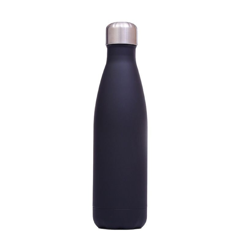 Women's Stainless Steel Drinking Bottle with Wood Look Stornfield