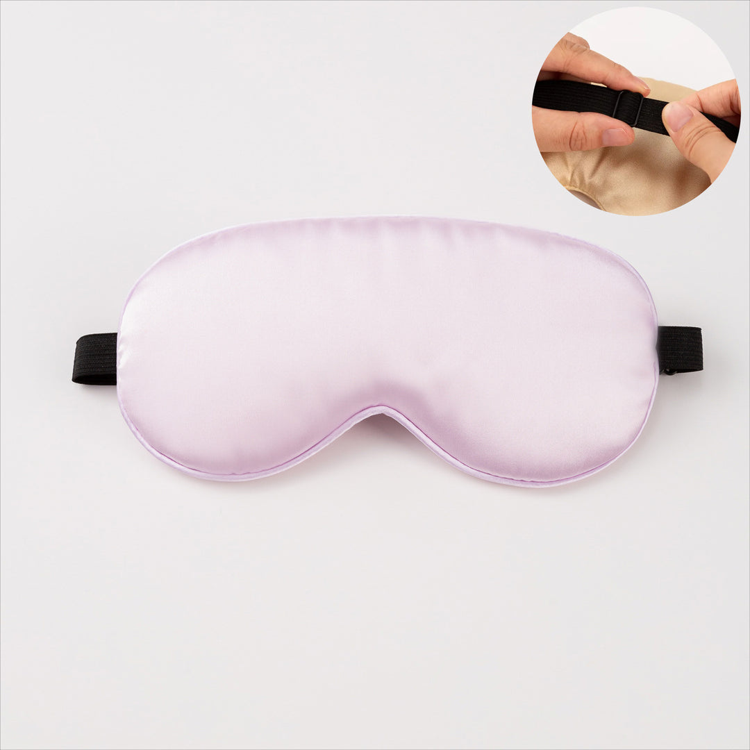 Unisex nan ergonomic sleep mask with adjustable elastic band and soft satin surface Stornfield