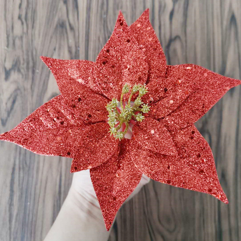 Glittering Decorative Flower Ornament Stornfield