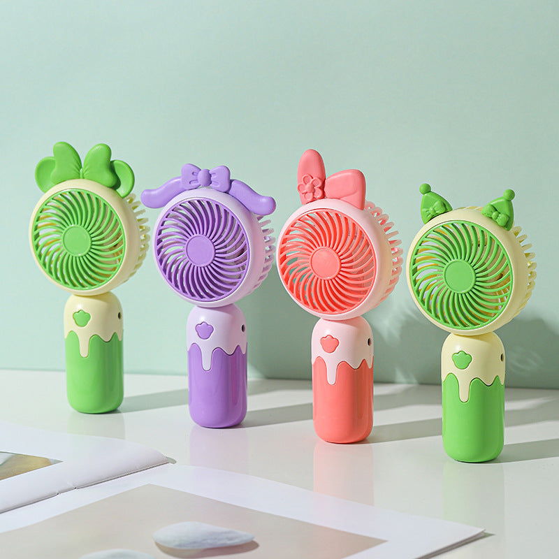 Unisex Cartoon Hand Fan with Cute Animal Design Stornfield