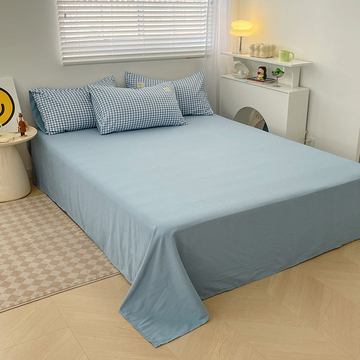 Checked Pattern Duvet Cover Set