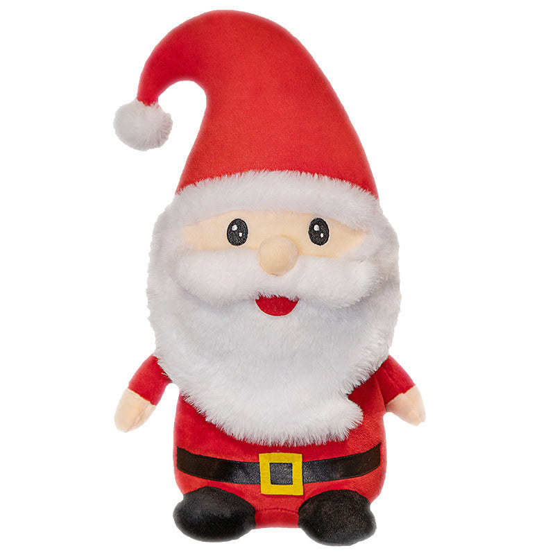 Plush Smiling Christmas Tree Cuddle Toy with Shimmer Star Top & Soft Faux-Fur Stornfield