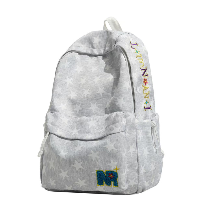 Star-Patterned Casual Backpack Stornfield