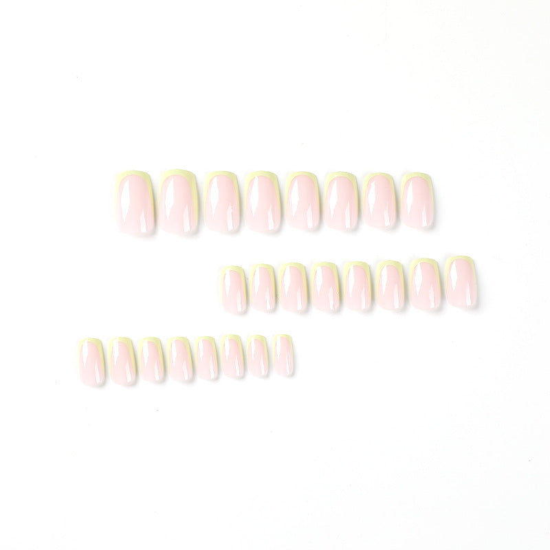 Artistic nail extensions with elegant French tip and modern accents Stornfield