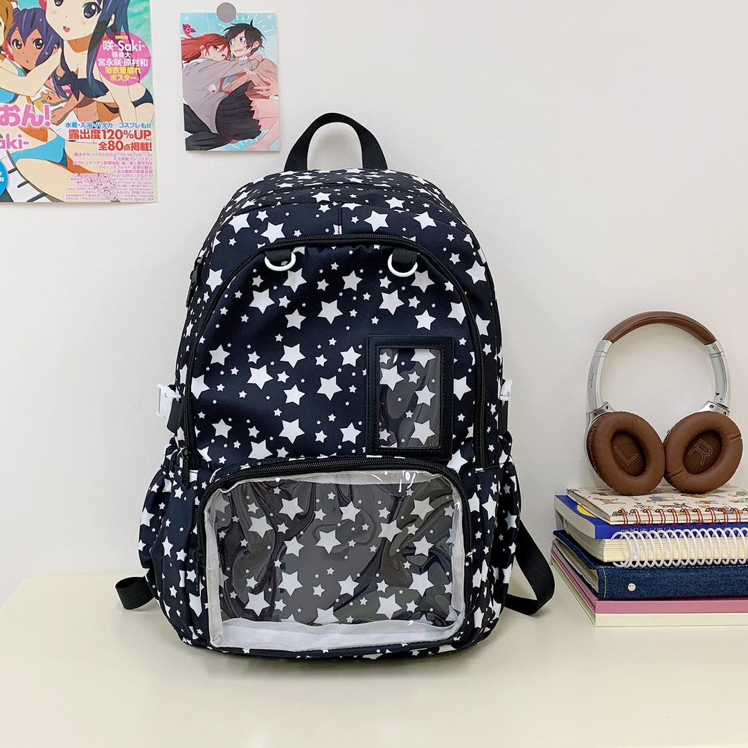 Adventurous Star-Patterned Backpack Stornfield