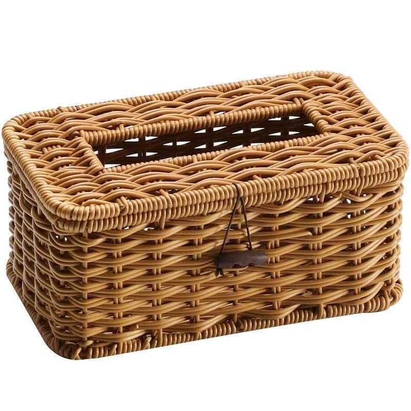 Handcrafted Wicker Storage Box Stornfield