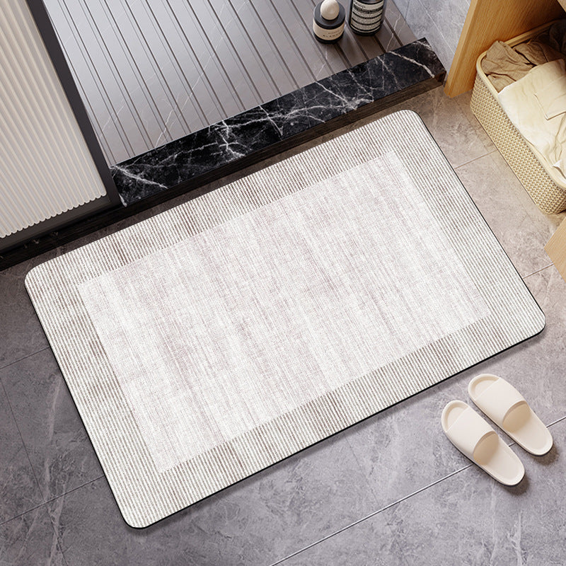 Textured Abstract Design Bath Mat Stornfield