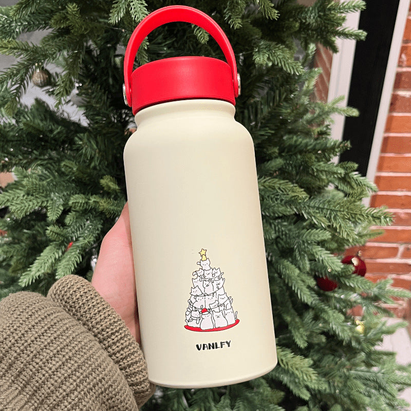 Ladies Insulated Water Bottle with Cute Animal Design Stornfield