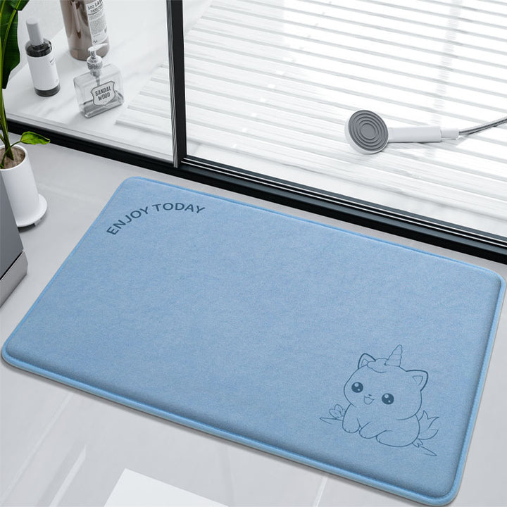 Cute Inspirational Lion Bath Mat