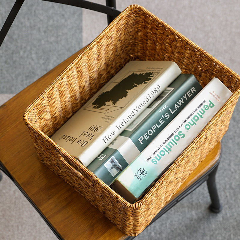 Premium Handwoven Square Storage Basket Stornfield