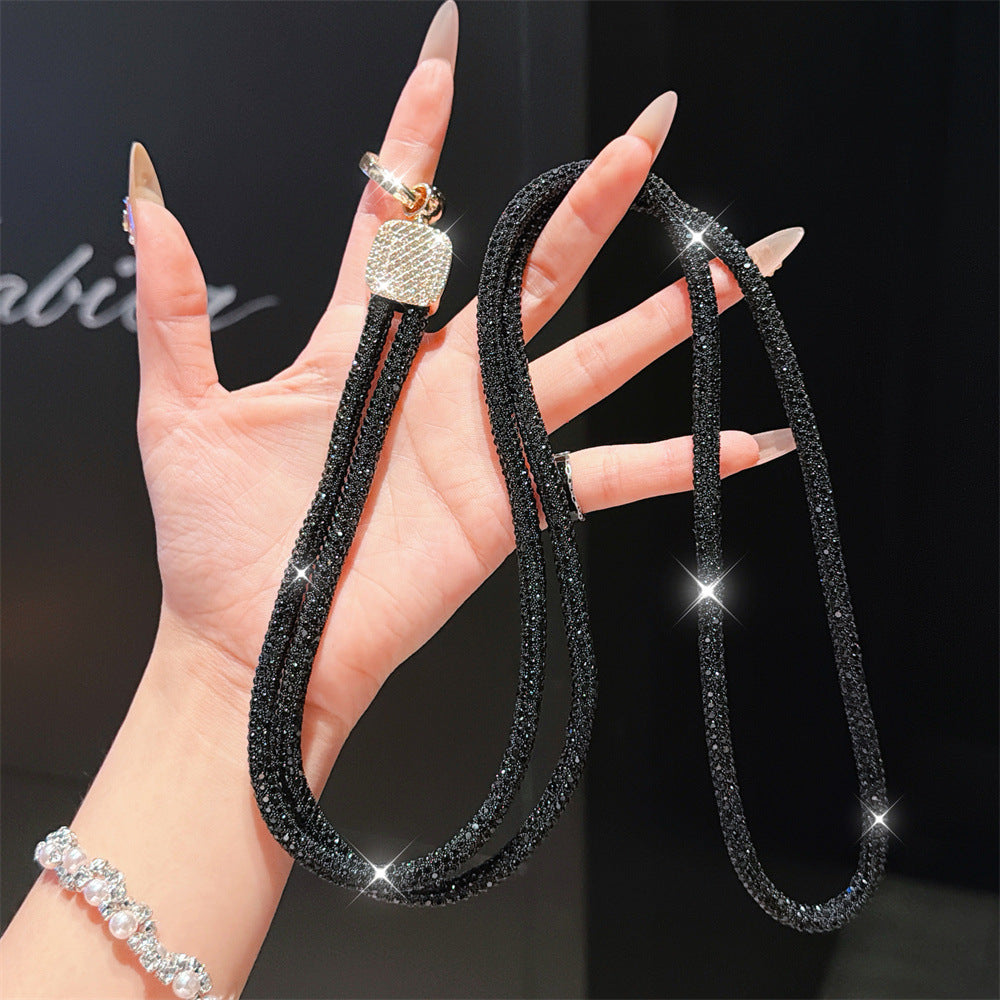 Rhinestone-Embellished Eyewear Lanyard Stornfield