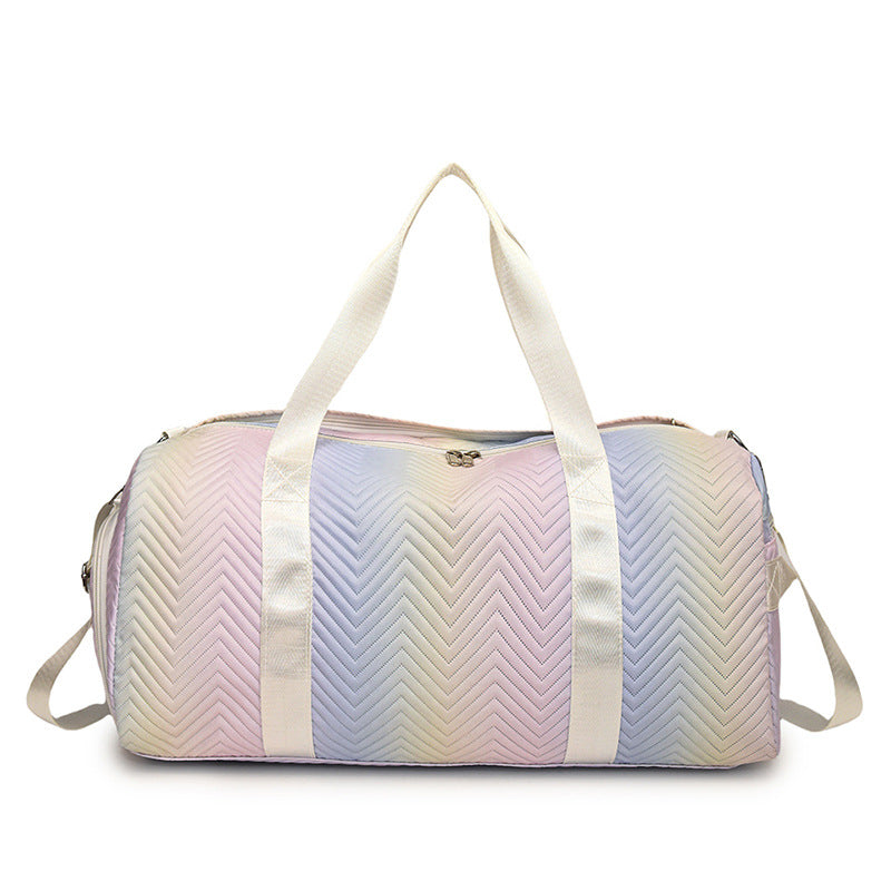 Chevron Quilted Travel Duffle Bag Stornfield