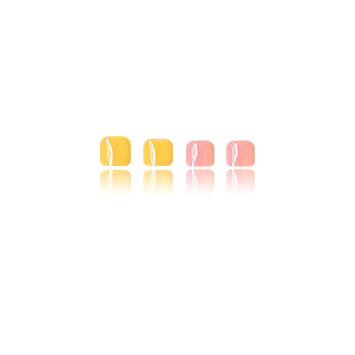 Nail art set with colorful gradient and elegant designs Stornfield