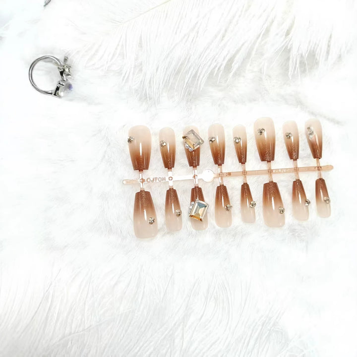 Glamorous Art Nails In The Elegant Ombre Design Stornfield
