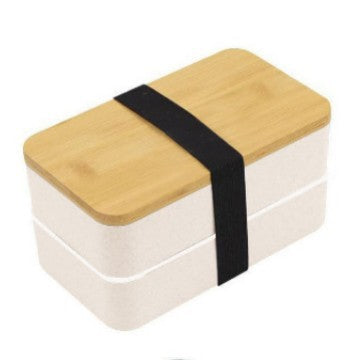 Eco-Friendly Double-Layered Bento Lunch Box