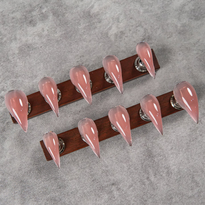 Premium Stiletto Press-On Nails with Glossy Finish