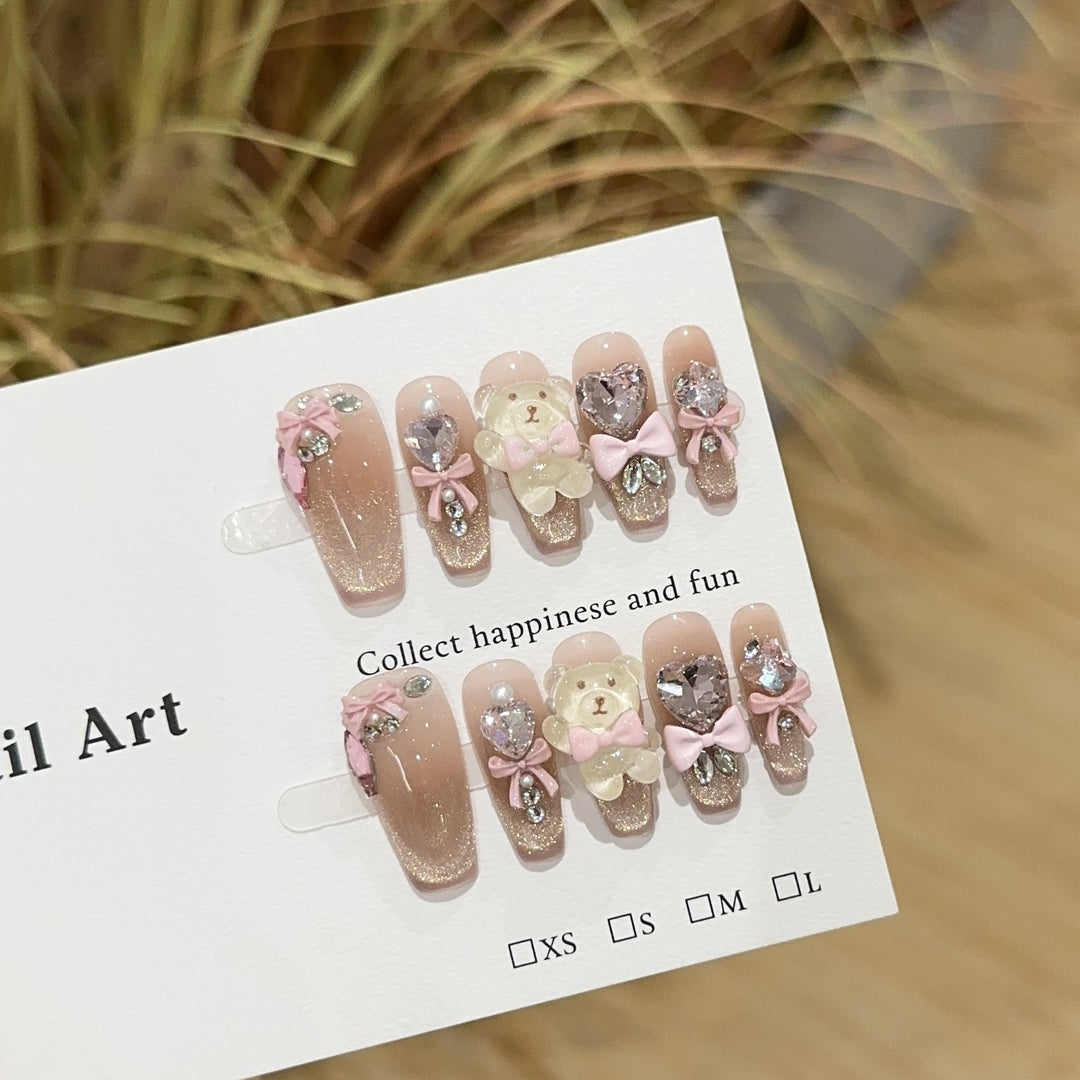 Cute Themed Press-On Nail Set