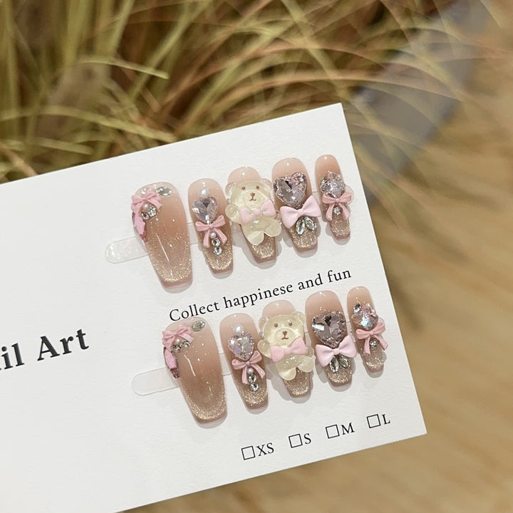 Cute Themed Press-On Nail Set