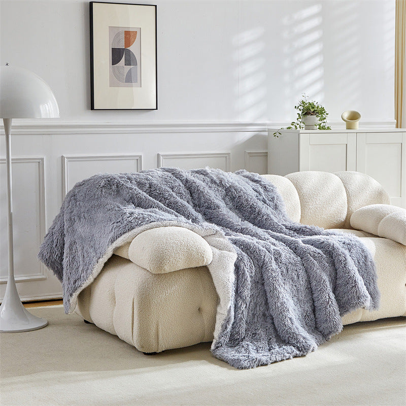 Women Luxury and Soft Faux Fur Blanket Stornfield