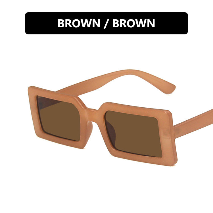 Women's square sunglasses with modern, wide frame and protective UV filter Stornfield