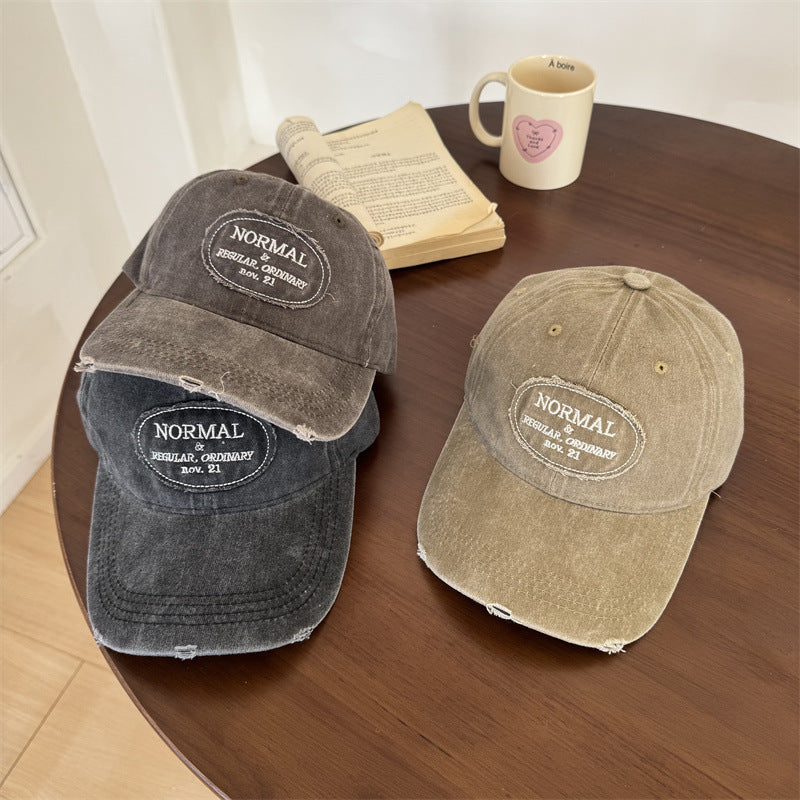 Men's Casual Distressed Cotton Baseball Cap Stornfield