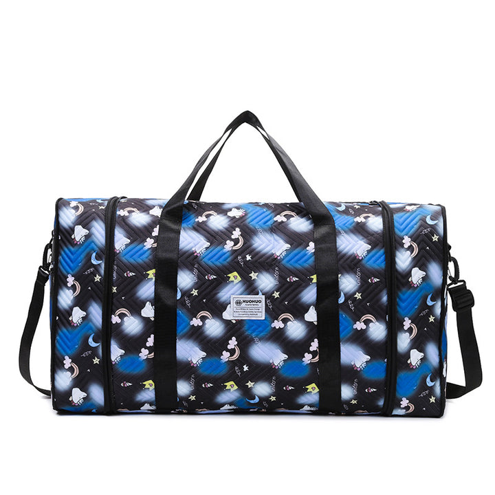 Fun Patterned Gym Duffel Bag