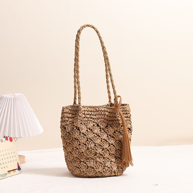 Hand-knotted macrame shoulder bag Stornfield