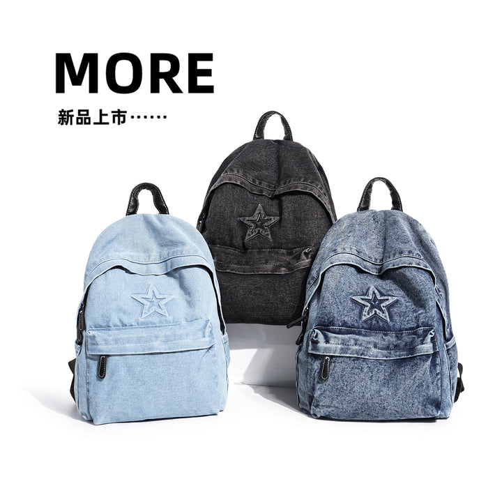 Stylish Casual Denim Backpack Stornfield
