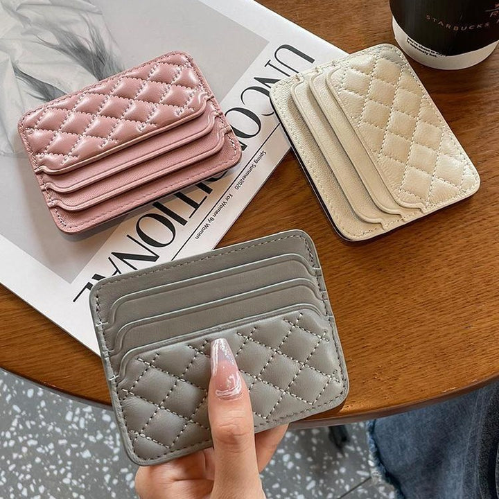 Quilted Leather Card Holder Stornfield