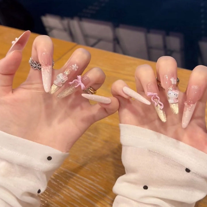 Decorative Press-On Nail Set