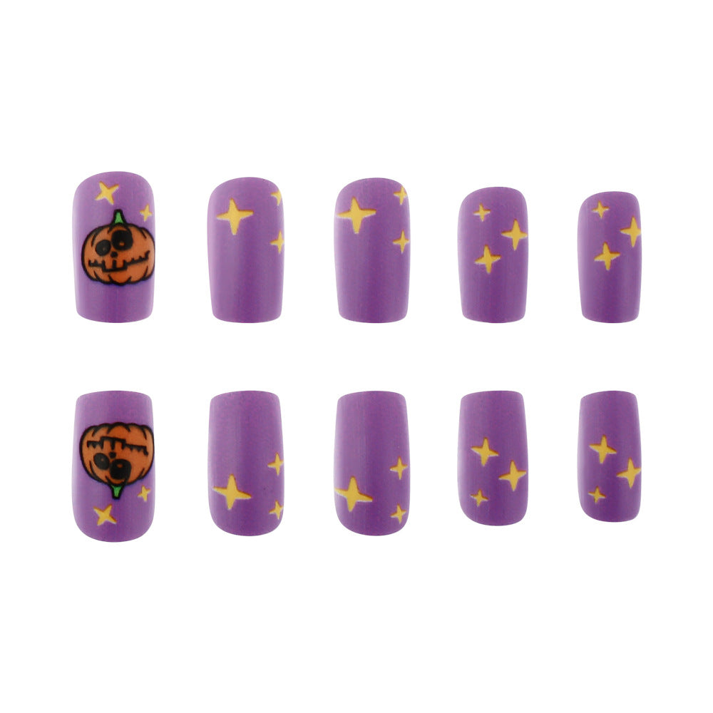 Halloween-Themed Decorative Press-On Nails Stornfield
