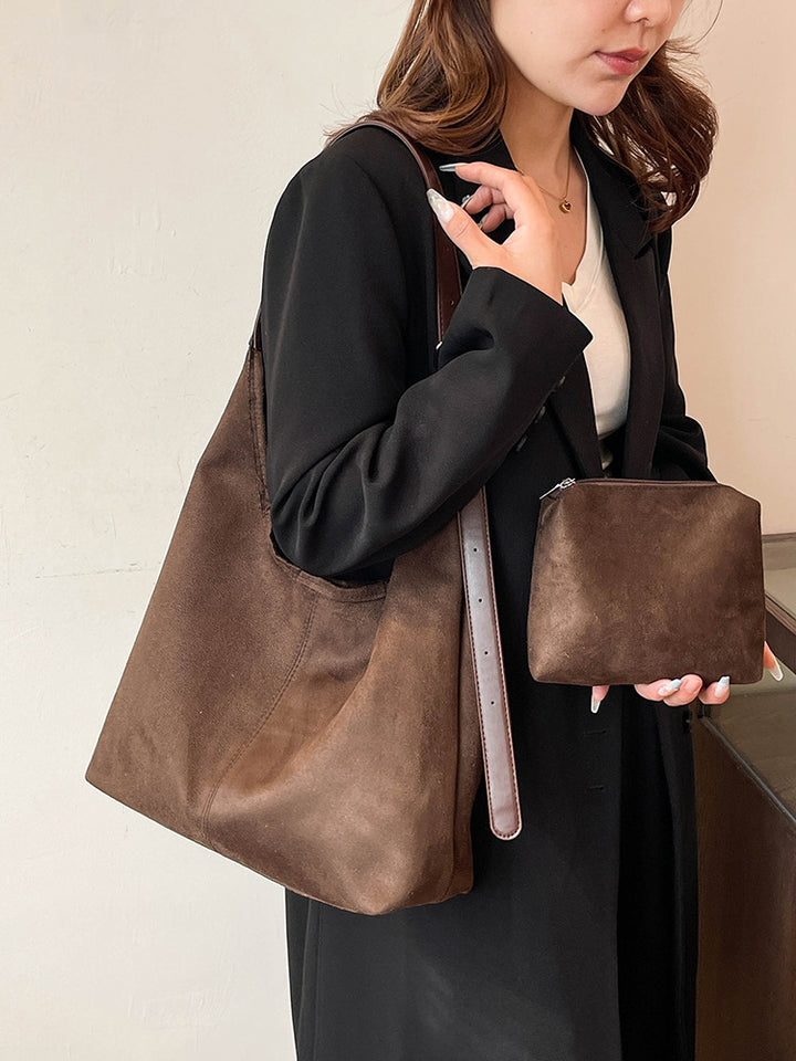 Soft Suede Hobo Shoulder Bag Stornfield