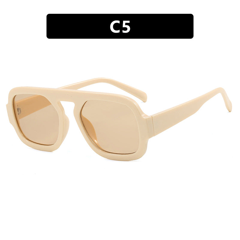 Women's trendy sunglasses with distinct angular design and UV protection Stornfield